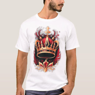 Camisa Luxo Alpha Boss Coroa – Vermelho Preto Prem