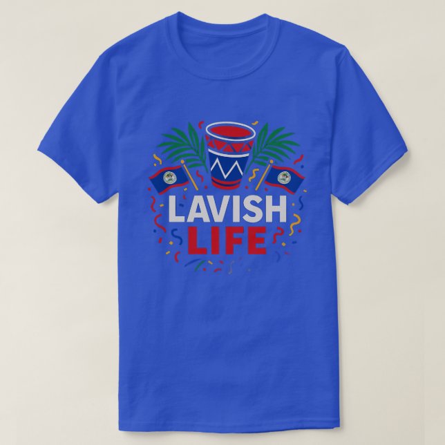 Camisa Luxuosa Edição Carnaval Belize (Frente do Design)