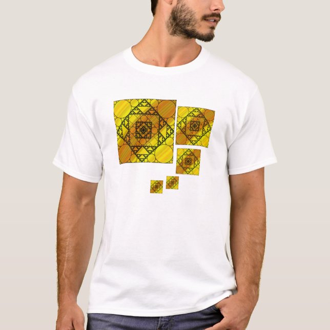 Camisa Luz dos Homens em Geometria Fraca (Frente)