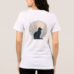 Camisa-luz-lua de Gato Negro Místico