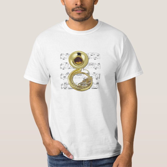 Camisa (luz) - Sousaphone - escolha sua cor (Frente)