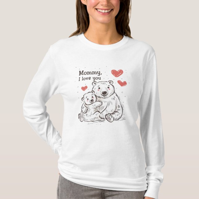Camisa Maama Loves – Dia das Mães (Frente)