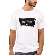 Camisa MAD Poker Placa Preta