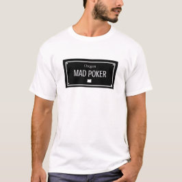 Camisa MAD Poker Placa Preta