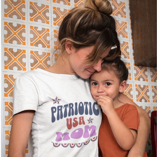 Camisa Mães de 4 de julho, Camisa Mãe Americana Pa (Criador carregado)