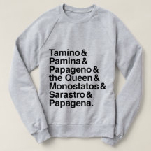 Camisa mágica dos caráteres da flauta