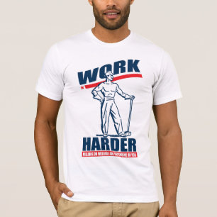 Camisa mais dura do tea party do trabalho