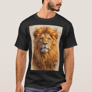Camisa Majestosa do Leão – Poder Dourado
