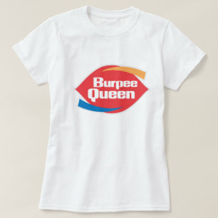 Camisa malhação da rainha do Burpee das mulheres