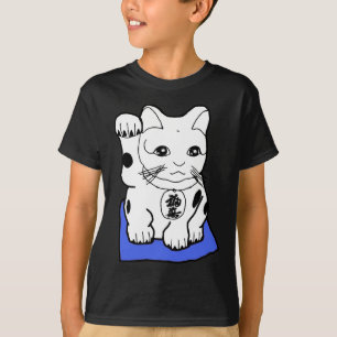 Camisa Maneki Neko Japonesa (Gato Sortudo)