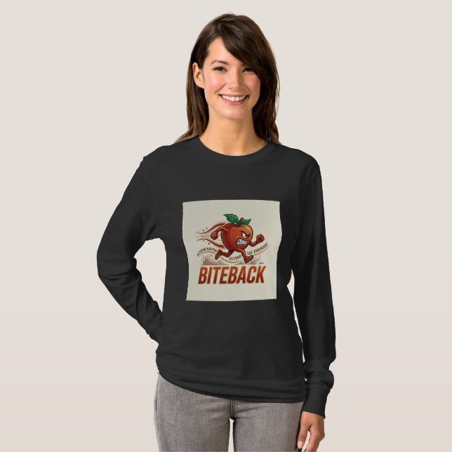Camisa Manga Longa Biteback Apple (Frente Completa)