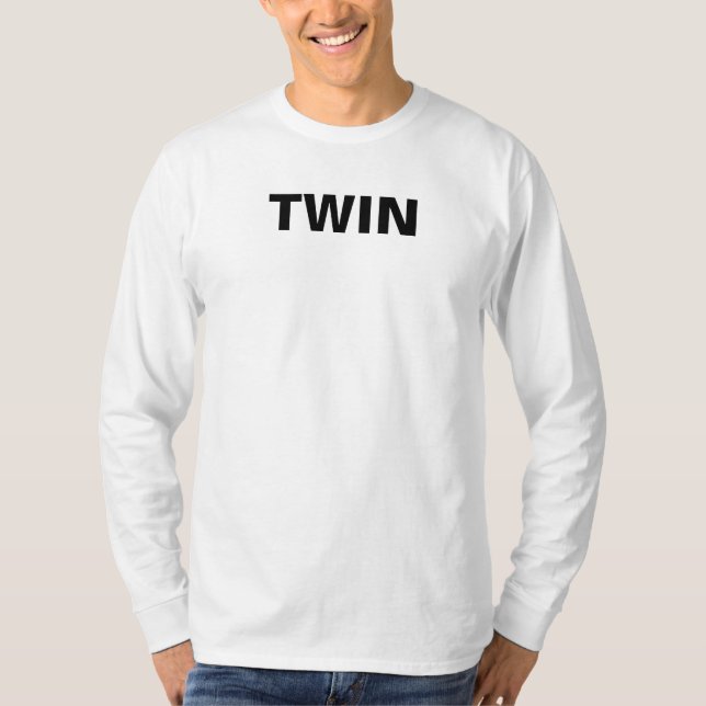 Camisa Manga Longa com Logotipo Gêmeo Masculino (Frente)