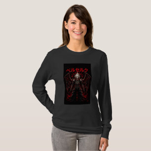 Camisa Manga Longa de Dark Fantasy Anime