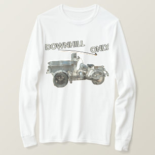Camisa Manga Longa de Moto Push Me Vintage Engraça