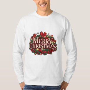 Camisa Manga Longa Feliz Natal