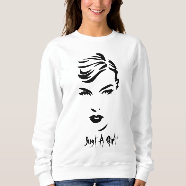 Camisa manga longa Just A Girl (Frente)
