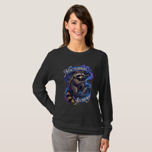 Camisa Manga Longa Nocturnal Alchemy Raccoon