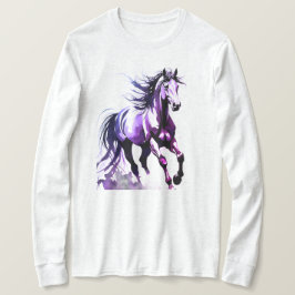 Camisa Manga Longa Pintura de Cavalo