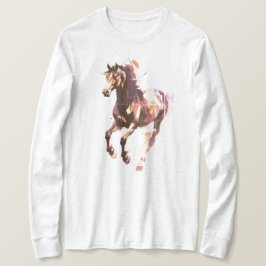 Camisa Manga Longa Pintura de Cavalo
