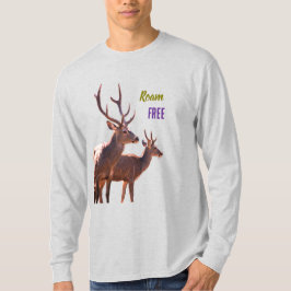 Camisa Manga Longa Roam Free Deers