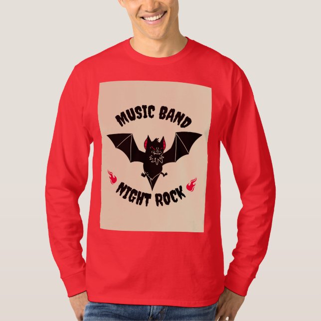 Camisa Manga Longa Vermelho Escuro | Estilo Casual (Frente)