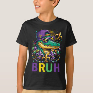 Camisa Mardigator Alligator Bruh Fantasia de Mardi