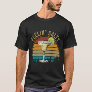 Camisa Margarita das Mulheres Sentindo Salty Cinco