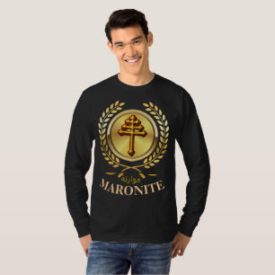 Camisa Maronita Igreja Católica Manga Longa