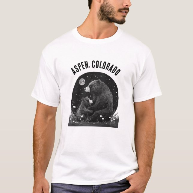 Camisa masculina Bear Aspen Colorado (Frente)