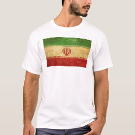 Camisa masculina branca com design vintage da band