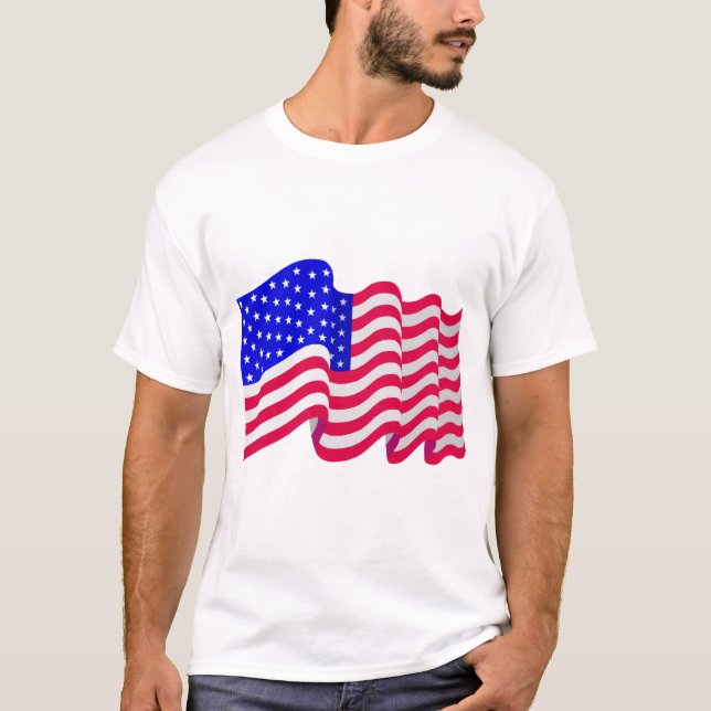 camisa masculina com bandeira (Frente)