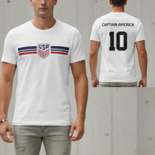 Camisa masculina da Copa do Mundo de Futebol dos E