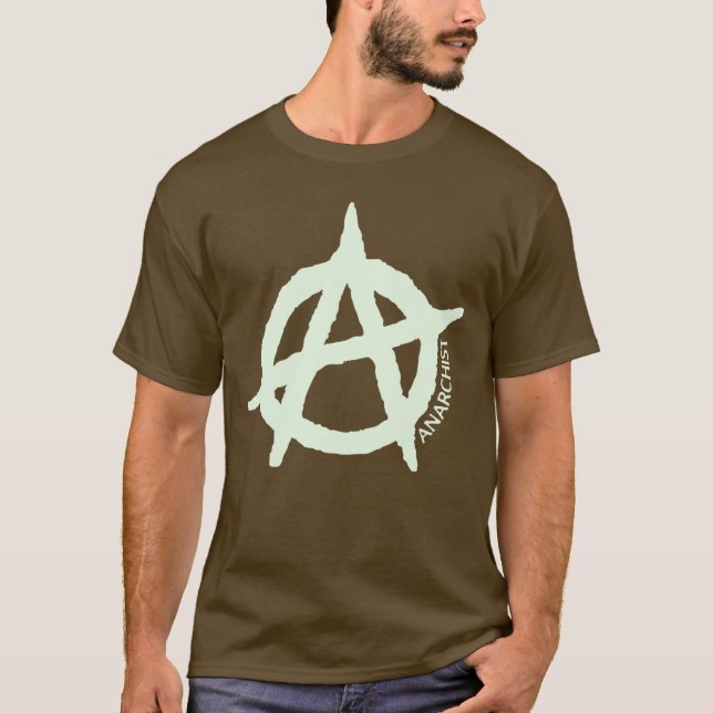 Camisa masculina de anarquismo (Frente)