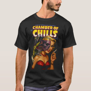 Camisa Masculina de Arte de Quadrinhos de Terror V