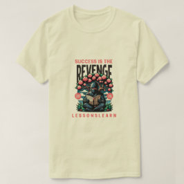 CAMISA MASCULINA DE LIÇÕES DE VINGANÇA DE SUCESSO