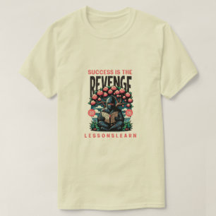 CAMISA MASCULINA DE LIÇÕES DE VINGANÇA DE SUCESSO 