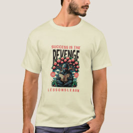 CAMISA MASCULINA DE LIÇÕES DE VINGANÇA DE SUCESSO 