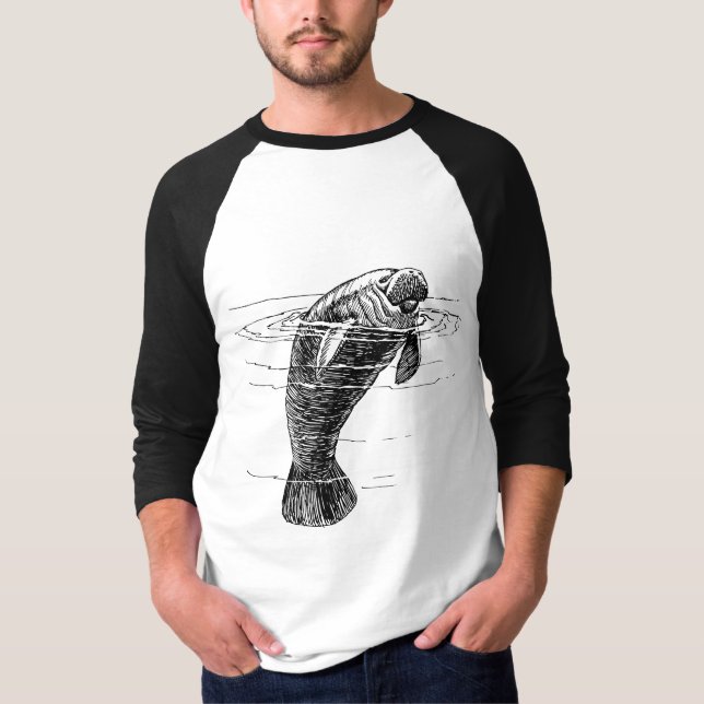Camisa masculina de Manatee (Frente)