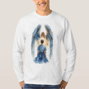 Camisa masculina de manga longa Anjo da Guarda