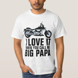 CAMISA MASCULINA DE MOTOCICLETA BIG PAPA