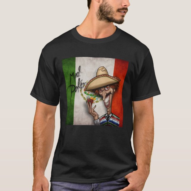 Camisa masculina do Cinco de Mayo Poker da MAD (Frente)