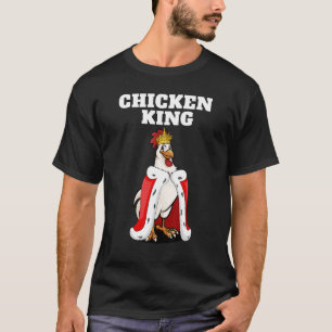 Camisa masculina do Rei do Frango para meninos do