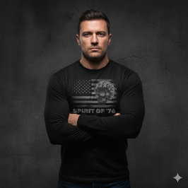 Camisa Masculina Espírito de 76 Caveira de Motoque