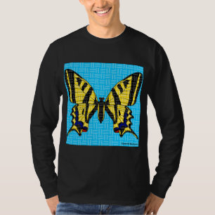 Camisa Masculina Manga Longa Swallowtail (vívida)