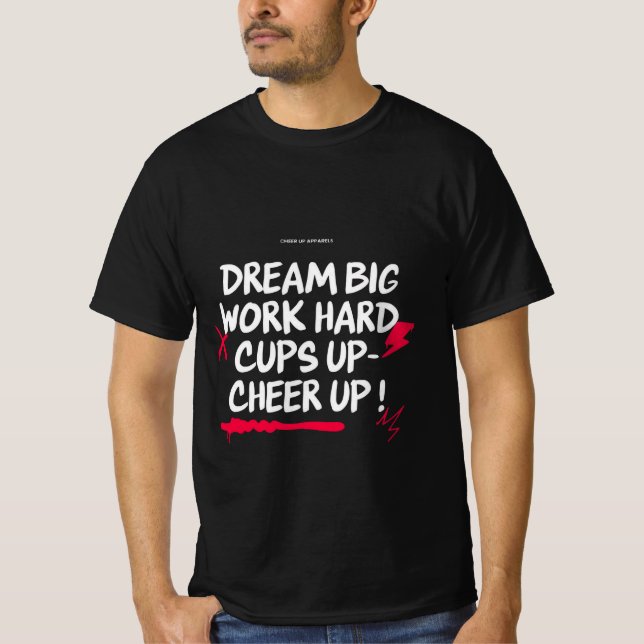CAMISA MASCULINA SONHE GRANDE ANIMAR (Frente)