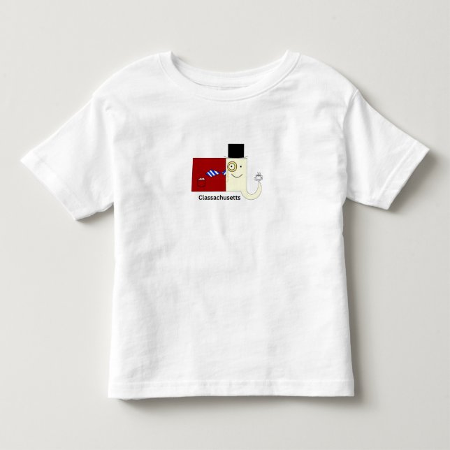 Camisa Massachusetts Toddler Classy (Frente)