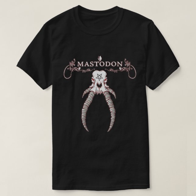 Camisa Mastodon Camisa de montanha Sanguínea T-Shi (Frente do Design)
