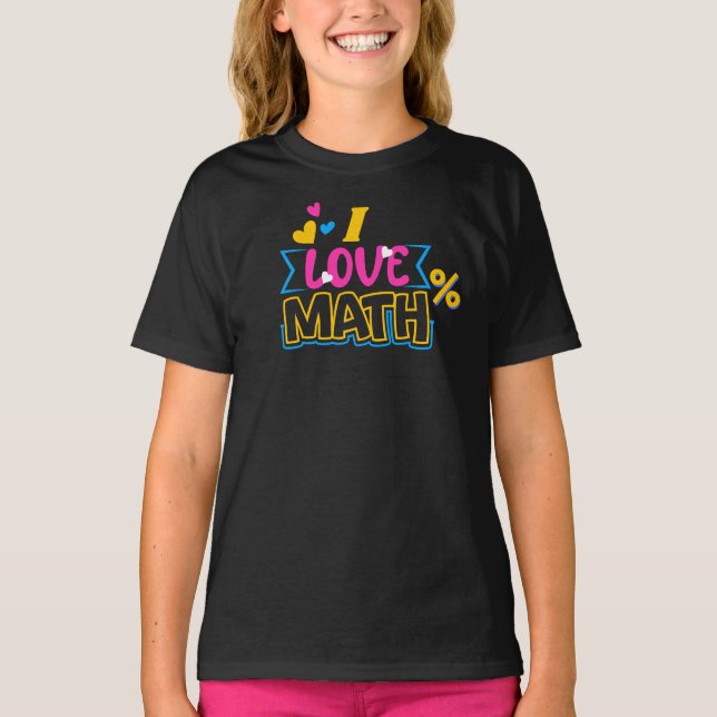 Camisa matemática para crianças (Frente)