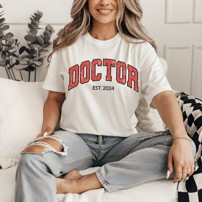 Camisa Médica Personalizada, Presente de Graduação (doctor shirt, custom doctor shirt, graduation gift, birthday gift for doctor, nurse graduation gift)