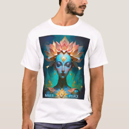 CAMISA MEDITAÇÃO LÓTUS DEUSA ARTE ESPIRITUAL